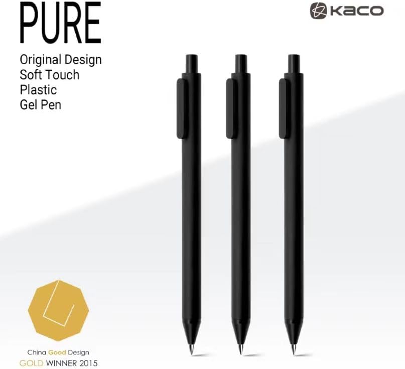Quick-Dry Gel Pens, 0.5 mm Fine Point - 10 Pack, Black Ink